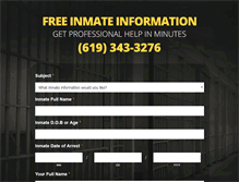 Tablet Screenshot of georgebaileycountyjail.com